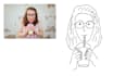 draw a hilariously ugly portrait of your face