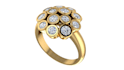 heavy diamond ring and pendent