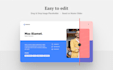 design stunning personal cv profile power point presentation