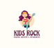 create a beautiful fun music logo