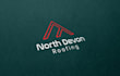design modern roofing or flooring logo