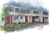 draw concept architecture buildings by handmade sketches