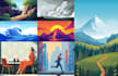 create your  beautiful landscape illustration in 1 day