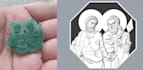 sculpt printable coin 3d model, bas relief medallion