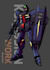 do custom digital 2d anime mecha art illustration