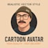 draw a realistic vector cartoon portrait from your photo quickly