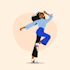 design a flat web illustration