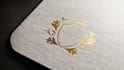 design modern professional gold logo