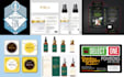 do logo label cute motivational sticker or sticker design
