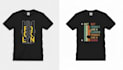 create a typography t shirt design