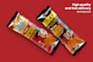 design product packaging or label in bag, box or cylinder