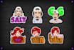 draw stunning twitch emotes, twitch sub badges for you