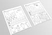 make activity pages for children with original illustrations
