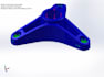 do cad simulation base material test under static and dynamic load