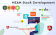 develop mysql, mongodb, express, angular and node mean stack