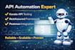 build API automation framework using karate, restassured,postman