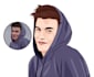 draw your face into a vector cartoon in 24 hours
