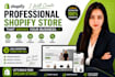 create a professional shopify store for your business