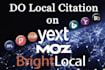 do top local SEO citation, gmb, maps listing