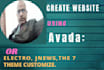 install wordpress and customize avada,electro,jnews theme for you