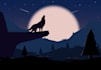 design a flat design landscape illustration