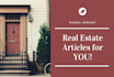write real estate articles and blog posts