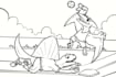 draw dinosaur or monster based your brief