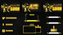 professional animated stream package for twitch
