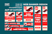 design web banner, google banner ads, display ads, etsy banner, hero image, ads