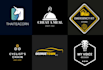 create 3 modern and classy minimalist logo for your business