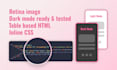 convert figma, PSD, jpg, png, PDF to HTML email template