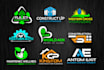 do stunning unique modern business logo design with copyright