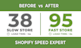 do advanced speed optimization for shopify store website