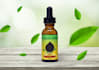 cbd packaging box design and hemp label with 3d mockup