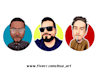 draw avatar cartoon face portrait in 24 hours