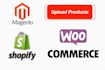 upload,add products to your ecommerce store