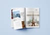 design professional business brochure trackable in google analytics