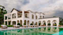 design house elevation, exterior 3d rendering and animation