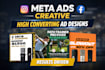 design performance driven meta ads creatives for businesses