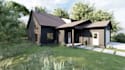 design home, office, and shop exterior, front rendering within 24 hours