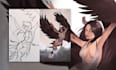 draw semi realistic anime in my style
