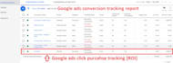 set up google ads conversion tracking and fix issues