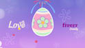 make an amusing greeting video with easter egg