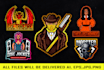 design cartoon, mascot, twitch, esports logo