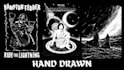 create a hand drawn dnd character illustration dark fantasy in my style