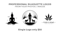 make silhouette and silhouette logo from your photos
