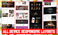 create best restaurant editable website