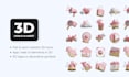 create 3d graphic illustration website banner advertising icon