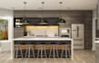 design and render a realistic 3d interior for your space