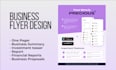 design business flyer, one pager, executive summary